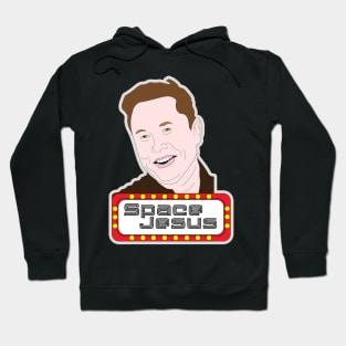 Elon Musk Space Jesus Hoodie